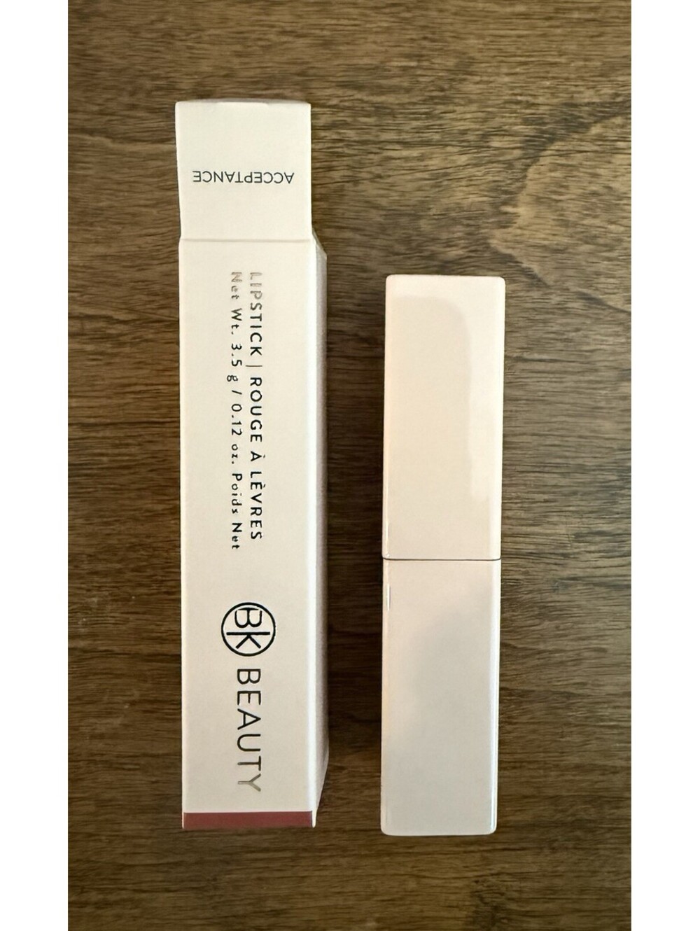 BK Beauty Lipstick ACCEPTANCE Discontinued Vegan Cruelty-Free 0.12 oz NIB